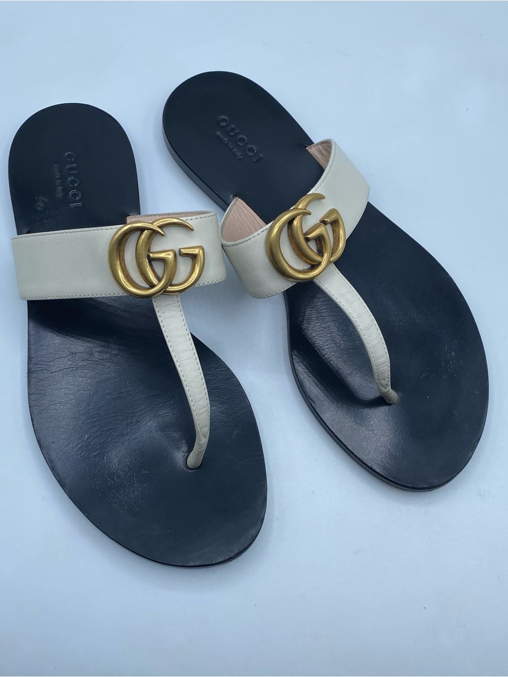 Gucci Double G Strap Sandals